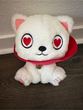9” Implications Toys Import Kawaii Cute Gatcha Love Kitty Plush 5 toy white cat